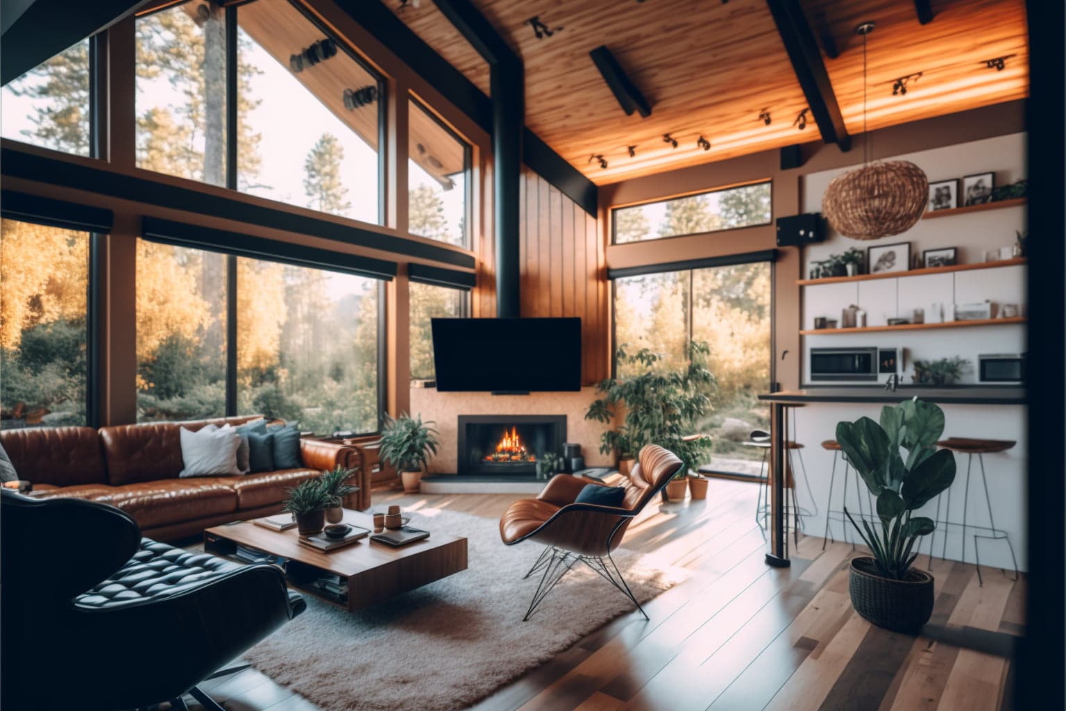 Cabin Modern Nook